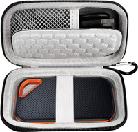 Hard Case Compatible with SanDisk Extreme PRO/for SanDisk 500GB 1TB 2TB 4TB Portable External SSD. Carrying Travel Holder