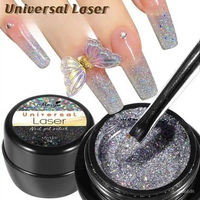 Monja Universal Laser Gel UV LED Hologram Glitter Shimmer Premium Polish Kutek Kuku Nail Art 5g