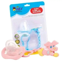 dodo soother s 050 with holder / dodo soother s050 / empeng bayi / dodo empeng rantai