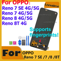 OLED For OPPO For OPPO Reno7 4G Reno 7 5G / Reno8 4G Reno 8 5G Touch Screen LCD Display Assembly Repair For OPPO Reno 8T 4G Part