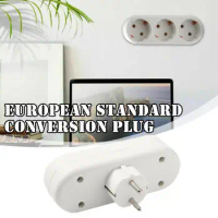 Power Strip Surge Protection 3 Grids EU Socket Plug Electrical Independent Switches European Standard Conversion Plugs 3500W