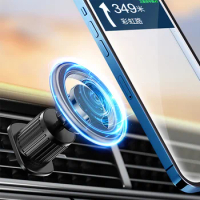 Magnetic Car Phone Holder Mobile Phones Stand Smartphone Telephone Accessories Support for iPhone Xiaomi Samsung Huawei Telefono