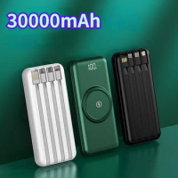 20000mAh Portable Power Bank Wireless Fast Charge for IPhone Xiaomi Samsung Charger Spare Battery Powerbank