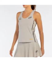 Bullpadel Premier Acora Piedra Vigore T-Shirt - Kaos Olahraga Wanita/Sports T-Shirt Women M Silver