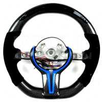 For BMW M5 M6 F10 F90 F06 F12 F13 F91 F92 F93 F11 F07 F06 F02 LED Display Carbon Fiber Steering Wheel