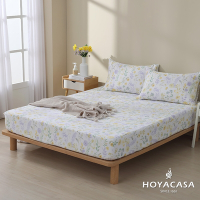 HOYACASA 100%天絲枕套床包三件組-芊芊花香(單人)