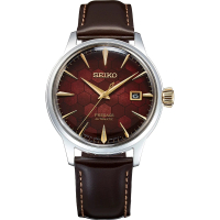 【SEIKO 精工】Presage 石榴蜂蜜 台灣70週年調酒機械錶(SRPL21J1 / 4R35-01T0R)