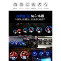 Greddy汽車改裝儀表賽表渦輪壓力 油壓 水溫轉速 油溫 LDE數顯7色儀表 帶電壓顯示