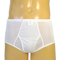 賽凡絲純蠶絲品味型男蠶絲內褲(白色)