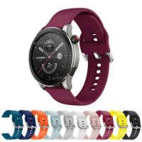 Silicone 22mm Strap For Huami Amazfit GTR 4/3 Pro/2 2E Sport Bracelet For Amazfit Stratos 3 2 2S/Pace/GTR 47mm Band Accessories