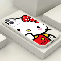 Hello Kitty Pink Cat Phone Case For OPPO Find X6 X5 X3 X2 Pro Lite Neo OPPO Reno 9 8 7 Pro Lite 8T 8Z 7Z 5G Funda