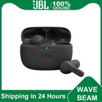 JBL Wave Beam True Wireless Earbuds Deep Bass Earphones IP54 Waterproof Headphones Sport Music Headset with Mic 32H Playtime