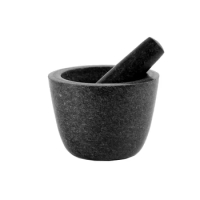 Granite Mortar and Pestle Herbal Tools Stone Accessories Manufacturer Kitchen Mills Grinding