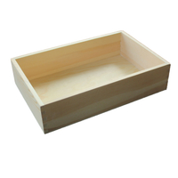 直銷包郵榫卯木盤子雜物收納盒大容量實木無蓋木盒子桌面收納盒子