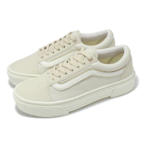 【VANS】休閒鞋 V36CF MP CHKY Old Skool CHKY 男女鞋 米白 日本線 厚底 情侶鞋(6748900001)