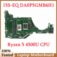 For HP 15S-EQ High Quality DA0P5GMB6H1 Mainboard With AMD Ryzen 5 4500U CPU Laptop Motherboard 100% Fully Tested Working Well