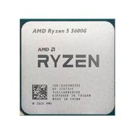 New AMD Ryzen 5 5600G r5-5600g CPU Processor 3.9-4.4ghz 6c 16mb Desktop Interface AMD Ryzen 5 5600G