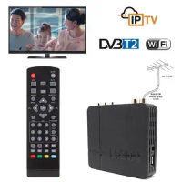 New Mini HD DVB-T2 K2 WiFi Terrestrial Receiver Digital TV Box with Remote Control