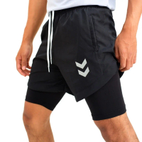 Celana Pendek Olahraga Lari Compression Parasut Spandex Training fitnes gym running legging Short