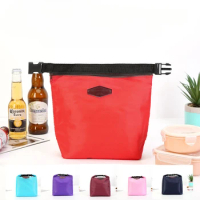 Portable Thermal Insulated Cooler Lunch Bag Outdoor Lunch Storage Bag Thermal Lunch Organizer Tote Bag For Work School Picnic