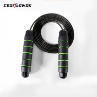 CEOI GWOK Jump Rope with Ball Bearings Rapid Speed Jump Rope Cable Memory Foam Handles Ideal for Aerobic Exercise Like Speed