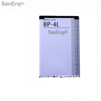 SanErqi Battery BP-4L For Nokia E90 6790 6650F E6 E6-00 E73 N97i 2680S E75 6650 T-Mobile E52 E55 BP4L Battery