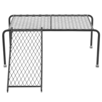 Hamster Stand Platform Toys Stainless Steel Chicken Rack Metal Wire Coop Climbing Ladder Chew Toy Cage Black