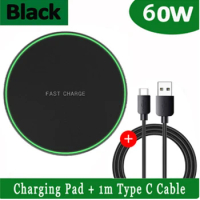 60w Wireless Charger For Meizu 18 Pro 17pro OnePlus 9 Pro OnePlus 8 Pro Blackview BV6600 BL6000 Pr Fast Charging Dock Station