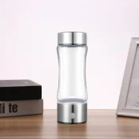Hydrogen Water Ionizer Portable Hydrogen Water Maker Portable Hydrogen Water Bottle Generator for Home Office Rechargeable
