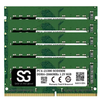 Sologram 5pcs DDR4 Notebook Memory SODIMM Ram PC4 17000 19200 21300 25600 16GB 2133 2400 2666 3200 mhz DDR4 Laptop Memoria RAM
