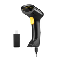 Eyoyo EY-800 Handheld 2.4G Wireless&amp;USB Cable Connection 1D Laser Barcode Reader With USB Receiver For Warehouse Supermarket