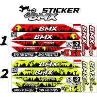 STRIPING VARIASI BUAT SEPEDAH BMX MOTIF FREESTYLE CUSTOM BIKE STIKER STRIPING SEPEDAH BMX UNIVERSAL 