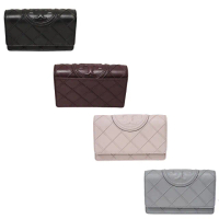 【TORY BURCH】TORY BURCH 專櫃款 菱格WOC手拿斜背包多色可選(黑/豬肝紅/大象灰/淡粉紅/母親節送禮)