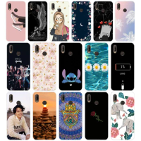 J Huawei P20Lite Case 5.84inch Huawei P20 Lite Soft Rubber TPU Silicone Back Phone Case For Huawei P30 Lite PRO Cover Bag Cases