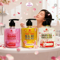 Avatar Sữa Tắm Nano Hoang Kim & Sakura Collagen 400ml Làm Trắng Tự Nhiên Nước Hoa Lâu Dài Bí Mật Cho