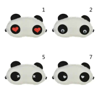 Health Care 7 Styles Cute Face White Panda Eye Mask Eyeshade Shading Sleep Goggles Eye Mask Sleep Mask Eye Cover