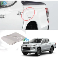 For Mitsubishi L200 Triton 2019 2020 Ram 1200 ABS Chrome fuel tank cap decoration sticker