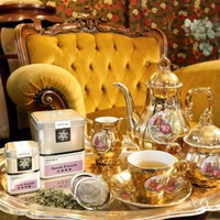 【samova 歐洲時尚茶飲】有機檸檬馬鞭草茶/無咖啡因/單一成分/Speak French 法語情調(Tea Tin系列)