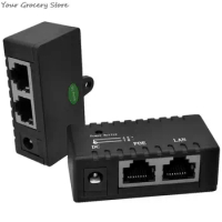 Gigabit Power Over Ethernet Passive PoE Injector Splitter For CCTV IP Camera
