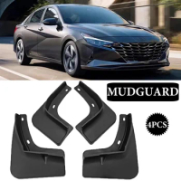 Accessories for Hyundai Elantra CN7 2021 2022 2023 Avante i30 Sedan Car Mudflaps Splash Guards Mud Front Rear Fender Mudguards