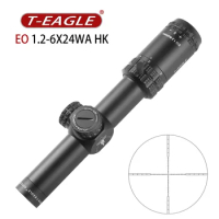 EO 1.2-6X24WA HK Wide Angle Rifle Scopes Tactical Riflescope for Air Guns Sniper Rifle Scope For Hunting Airsoft Sight