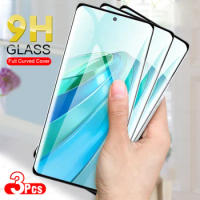 HonorX9a Curved Glass For Honor X9a X40 5G 3Pcs Tempered Glass Honer X 9A 40 X9 A RMO-NX1 HonorX40 Screen Protector Safety Film