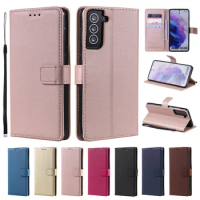 Business Leather Case for Samsung Galaxy S24 Ultra S23 FE S22 S21 S20 5G S10 S9 Plus Note 20 10 + Flip Wallet Card Holder Cover