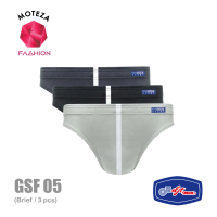Celana Dalam Underwear Brief Pria - GT man GTF05 / GTMan GTF 05 Sport - Isi 3 pcs Lembut Nyaman Boxe