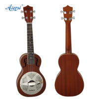 Wholesale Price Aiersi Brand Ukelele Mahogany Body 26 Inch Tenor Resonator Ukulele Guitar