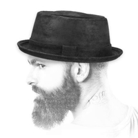 แฟชั่นผู้ชาย Fedora หมวกหนังแบนหมูพายหมวกสำหรับสุภาพบุรุษกะลาคริสตจักรแจ๊สซันหมวกบิ๊ก4ขนาด SML XL6999