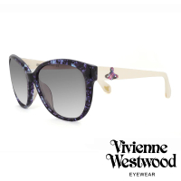 【Vivienne Westwood】大理石紋面土星太陽眼鏡(紫/白 VW859_04)
