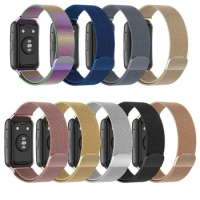 Metal Strap For Huawei Watch FIT 2 Band Stainless Steel Magnetic Loop bracelet For Huawei Watch fit TIA-B09/TIA-B19