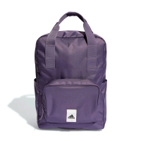 【adidas 愛迪達】CL V BP 後背包 雙肩背包 手提包 筆電夾層 運動 休閒 上學 上班 紫(IJ8380)
