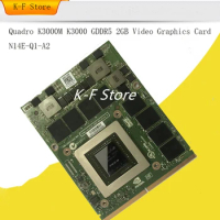 K3000M K3000 GDDR5 2GB Video Graphics Card N14E-Q1-A2 For Dell M6700 M6800 HP 8760W 8770W Laptop
